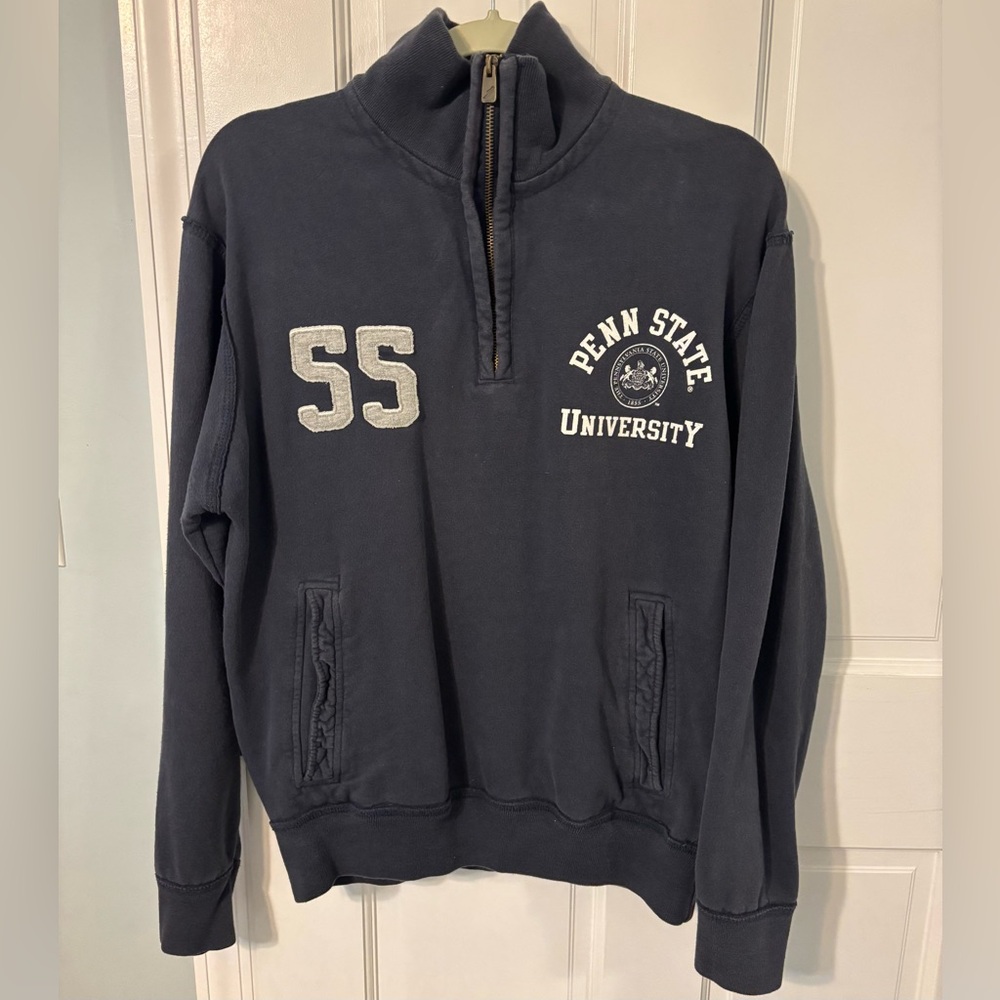 Penn State University three quarter zip sweatshirt small